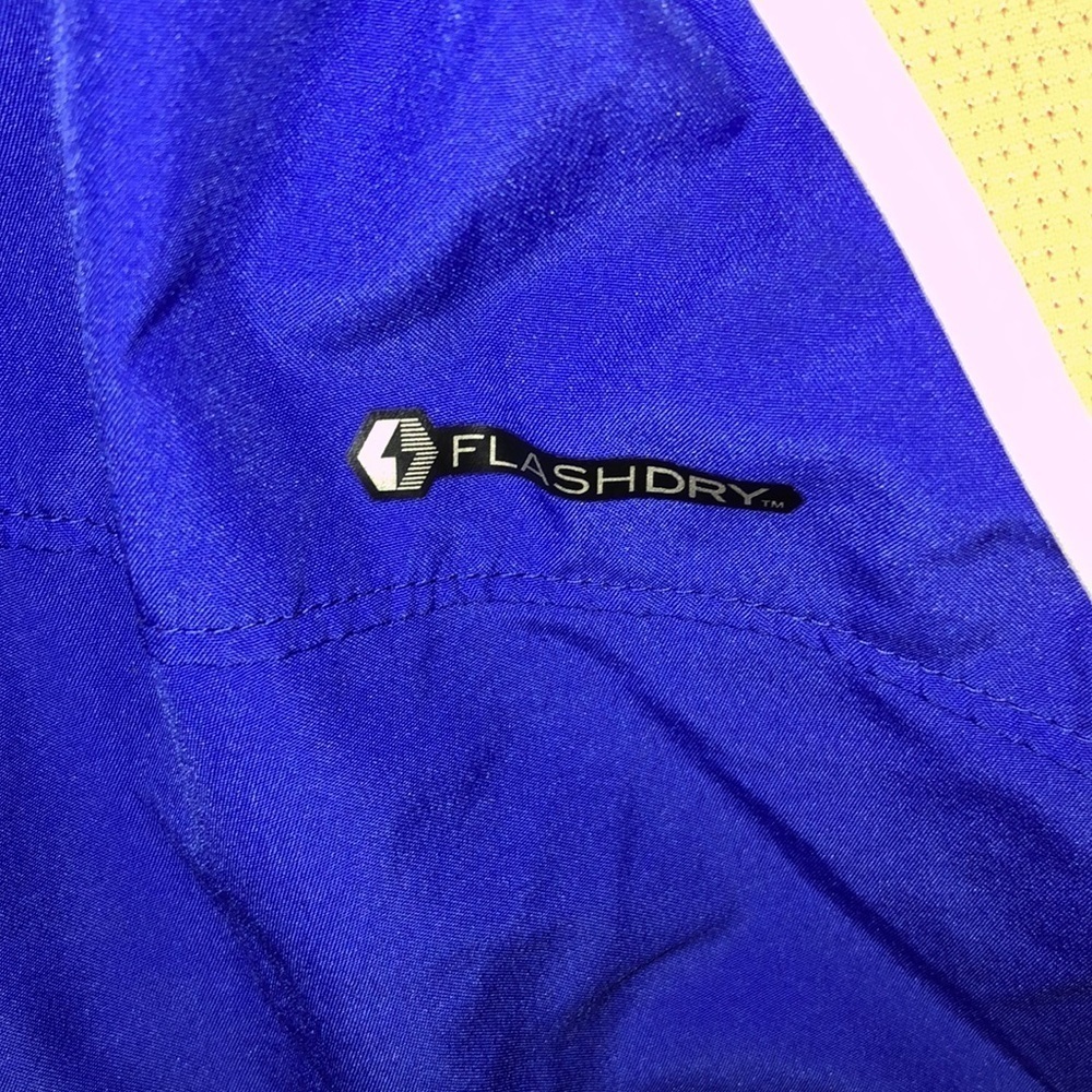The North Face athletic shorts running shorts orange and blue in color size XS - Picture 6 of 7